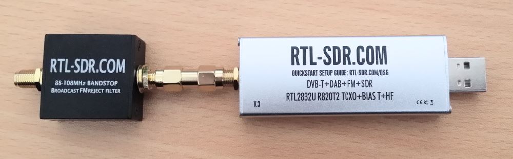 Filtro RTL-SDR Blog Broadcast FM Band-Stop Filter